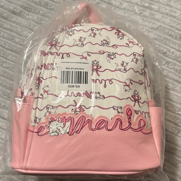 Danielle Nicole Pink/White Disney Aristocats Marie Backpack - Picture 1 of 9